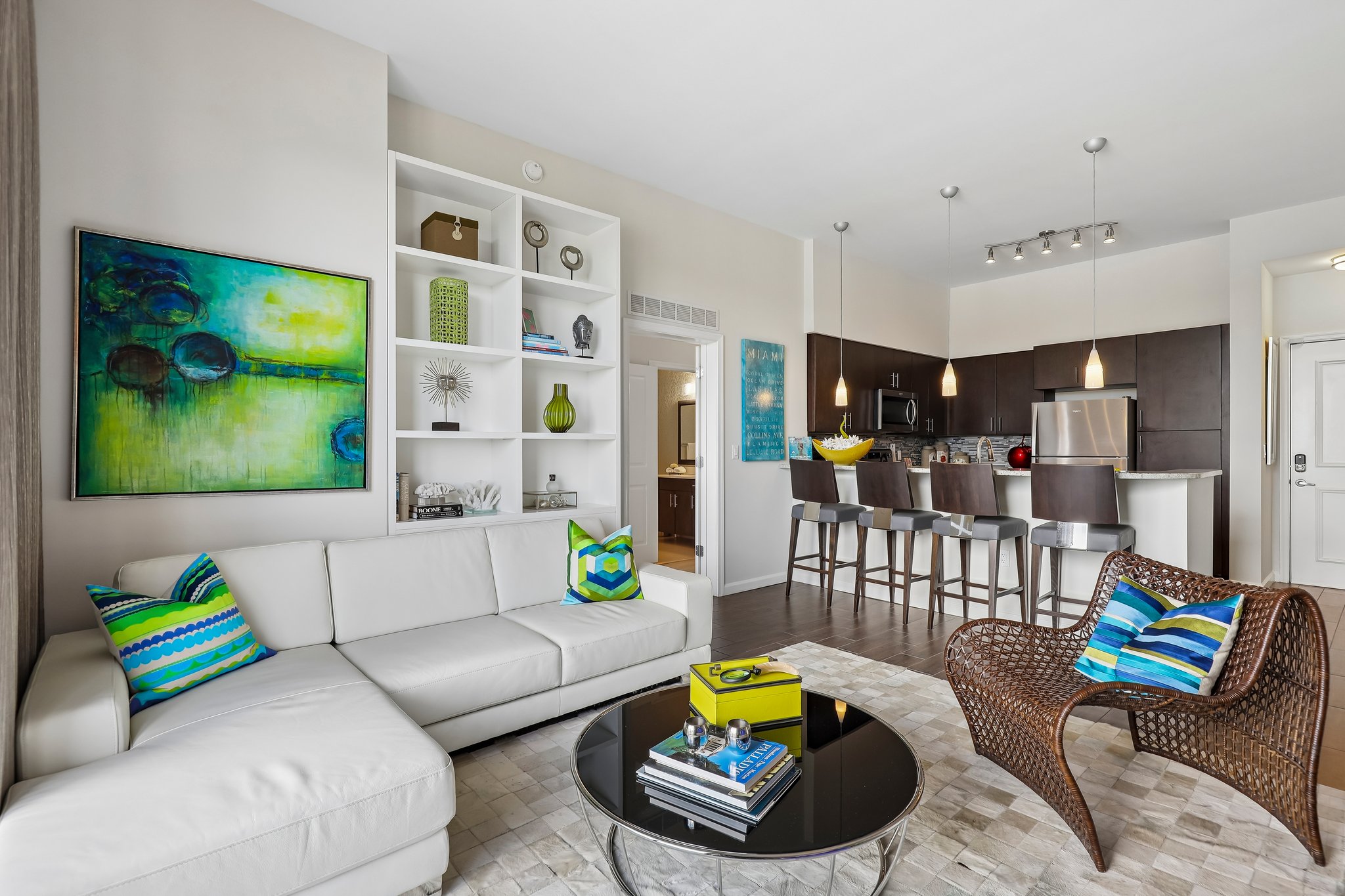 Kitchen and Living Space